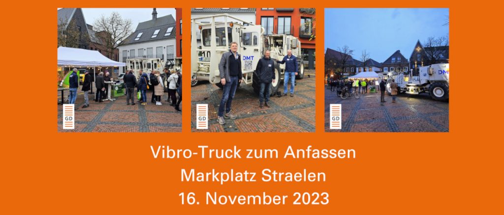 Vibro Truck zum Anfassen.