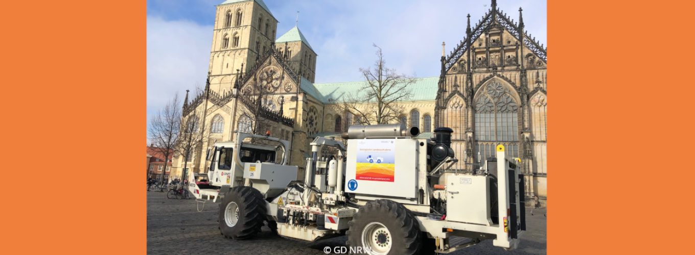 Vibro Truck zum Anfassen in Münster.
