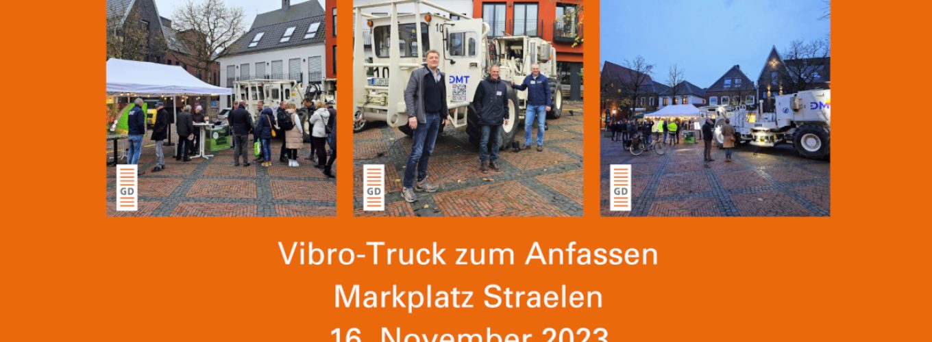Vibro Truck zum Anfassen.